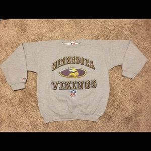 Minnesota Vikings Logo Athletic Crewneck